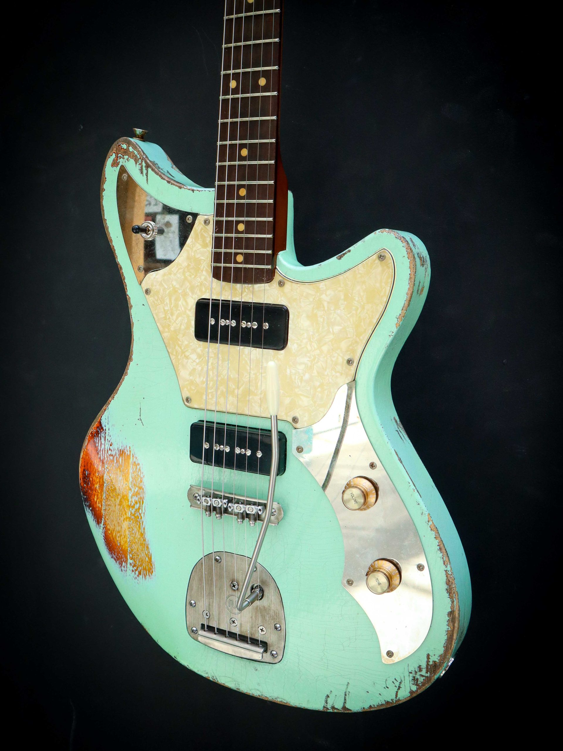 Kauffmann Cozy JM Surf Green over Three Tone Sunburst - Image 8