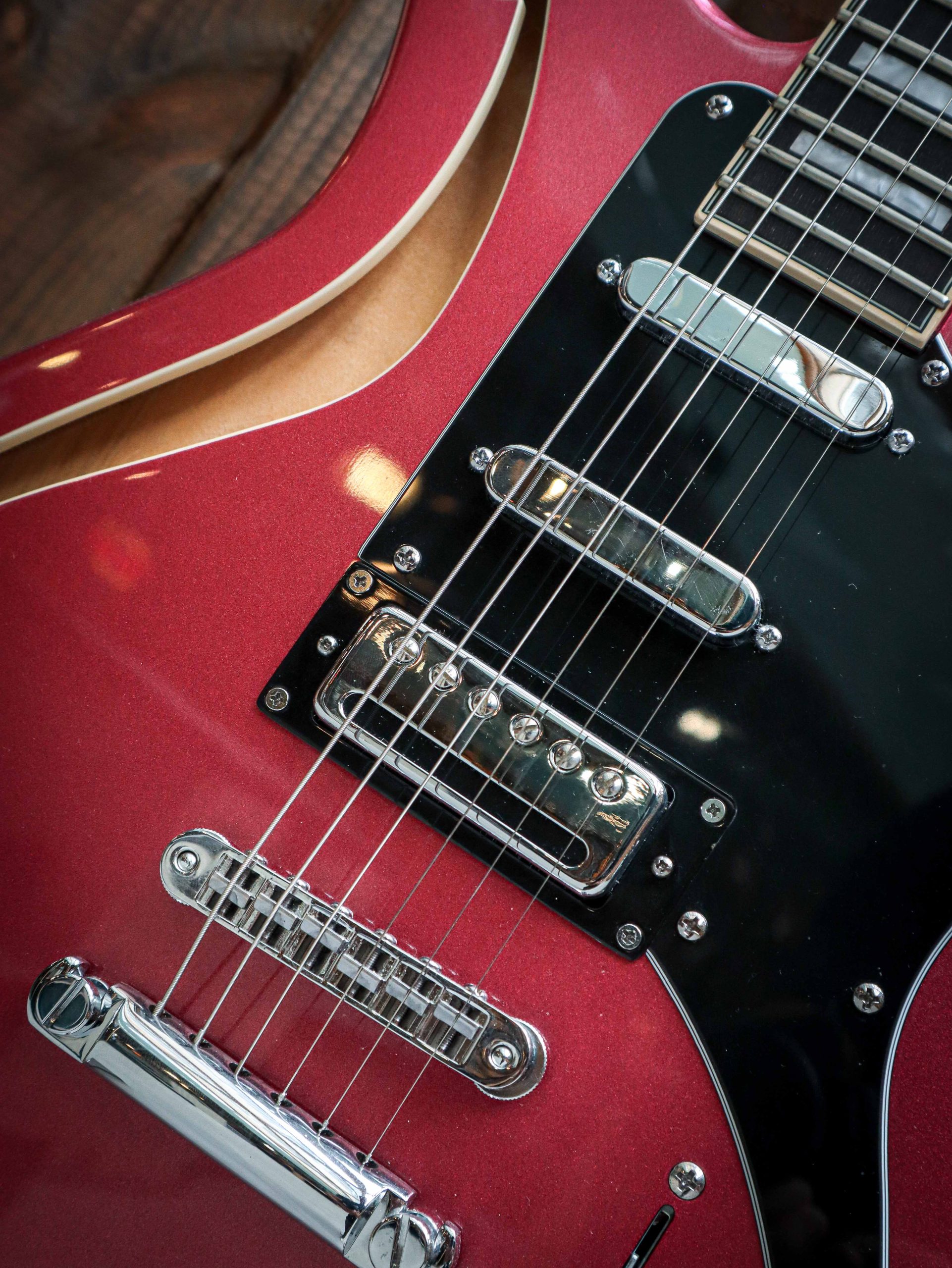 Dangelico Premier Bedford SH Oxblood Pre-Owned - Image 4